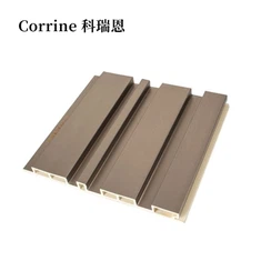 WPC τοίχο επένδυση σε αυλακωτό πλαίσιο